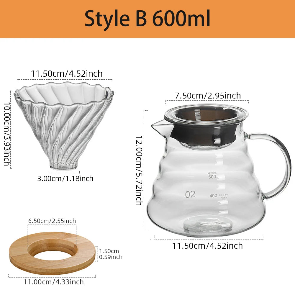 600ml Coffee Filter Cup