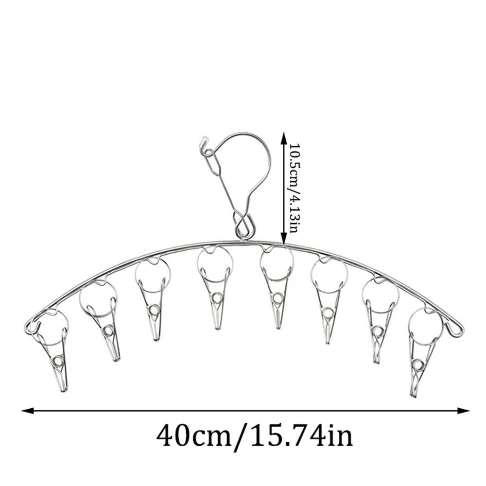 1PC/2/4PCS Stainless Steel Curved Hanger