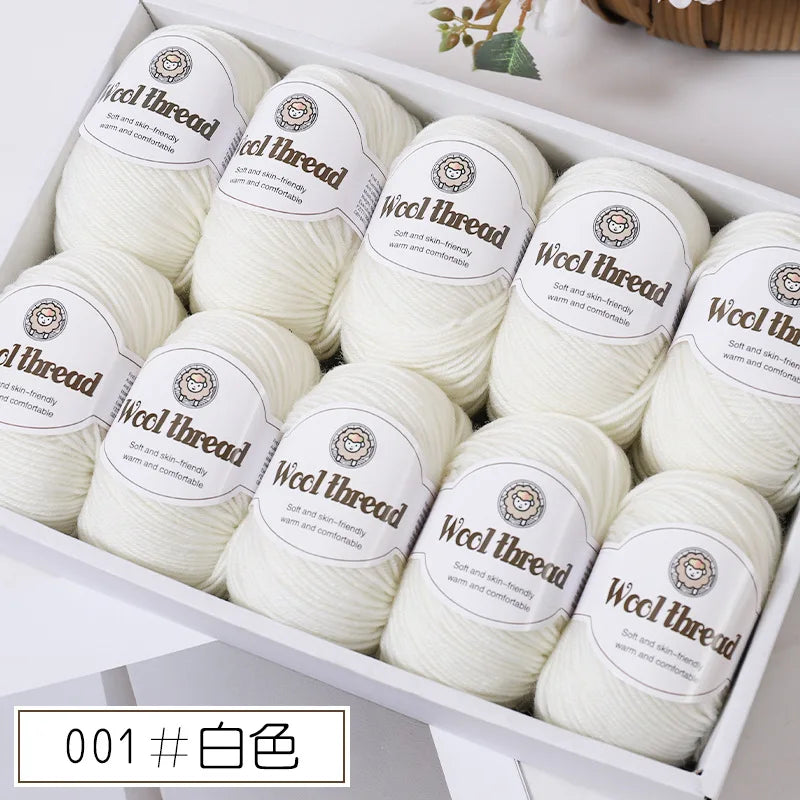 1pc Warm 70% merino wool blend thread handmade DIY sweater scarf anti-pilling wool ball