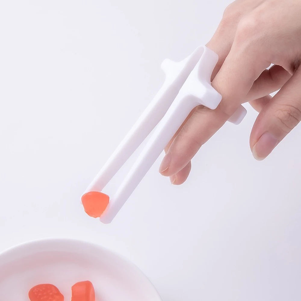 1PC/2PCS Lazy Fingers Chopsticks Play Games Eat Snacks Clip Brush Video Without Dirty Hands Food Clip