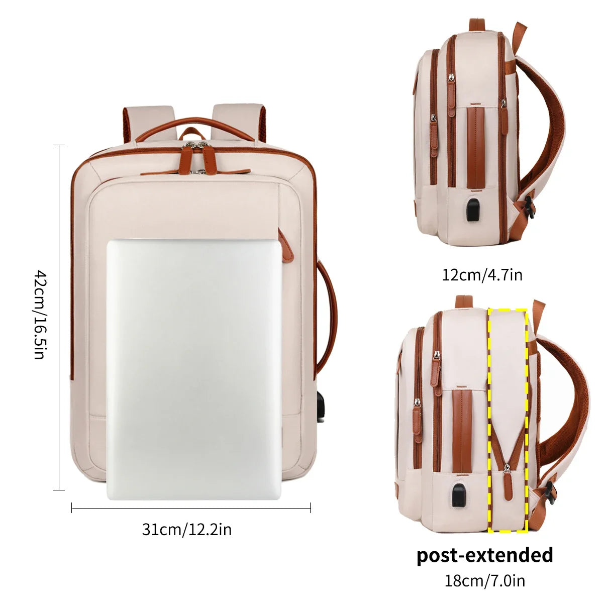 Unisex Backpack for Short-Distance Business Trips