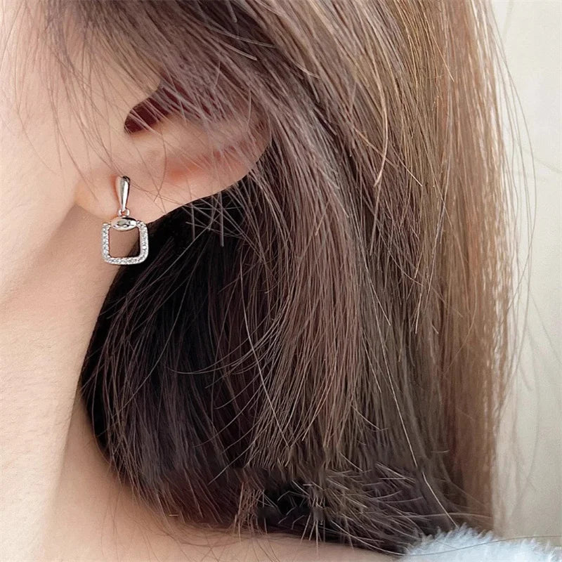 Arrivals Hollow Square Earrings