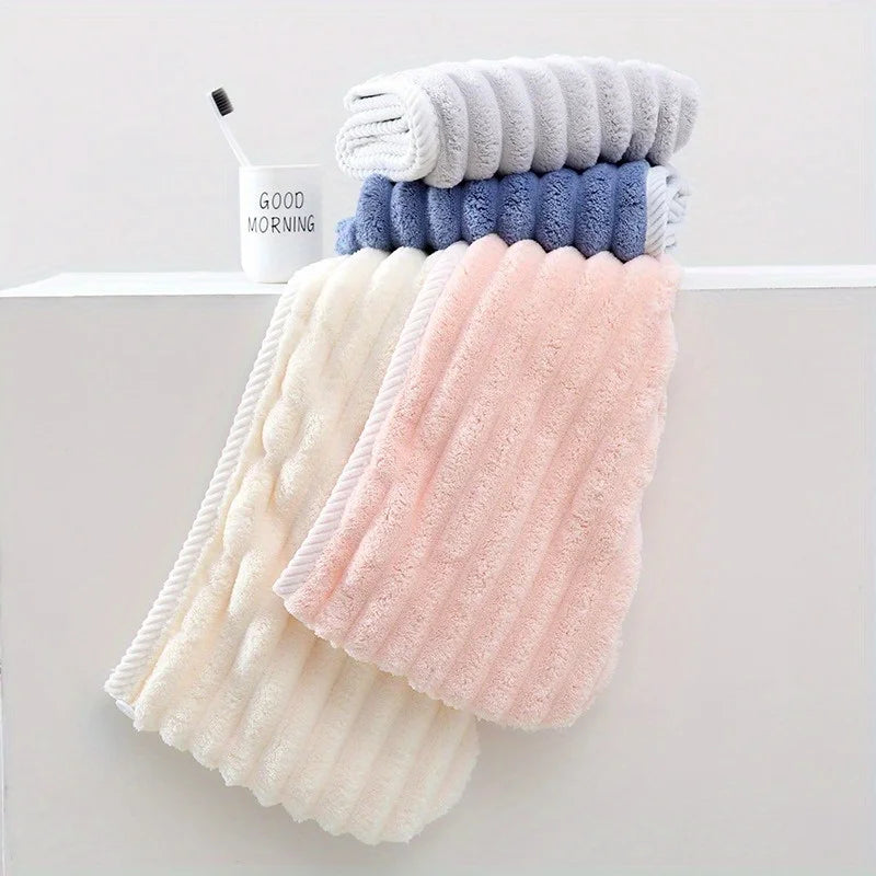 Xiangfeng new coral fleece dry hair cap women's thickened absorbent household adult home shower cap headtowel wholesale