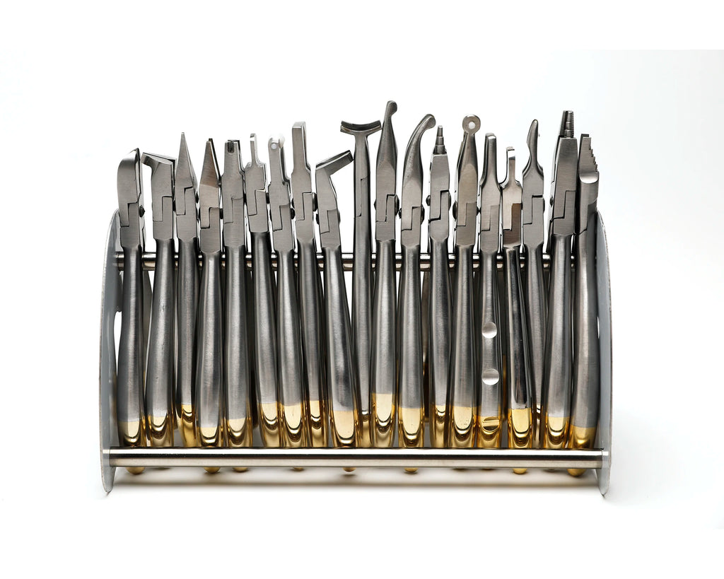 20pcs Dental Forceps Orthodontics Plier set Orthodontic How Plier Wire Distal End Cutter Plier with Tc Dentistry materials