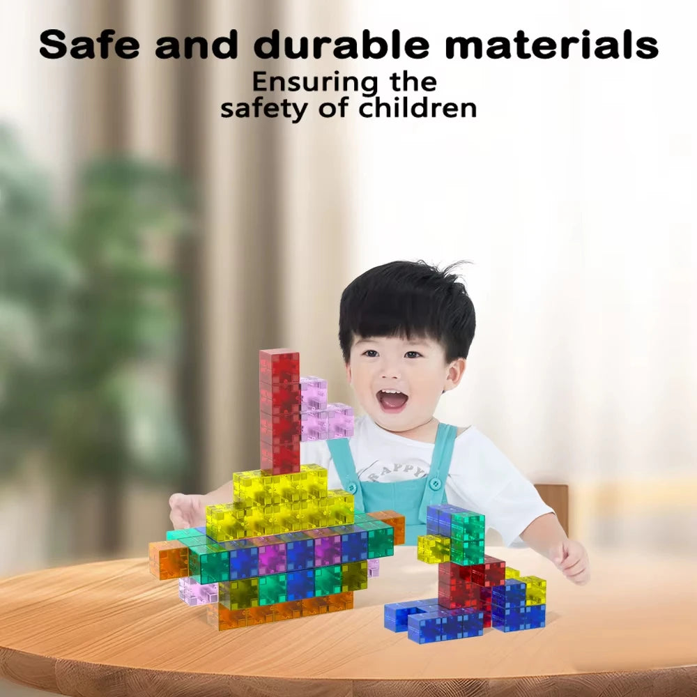 Hot Magnetic Cube Children's Toys Magnetic Modeling Building Toys for Toddlers Preschool Learning Sensory STEM Montessori Toys