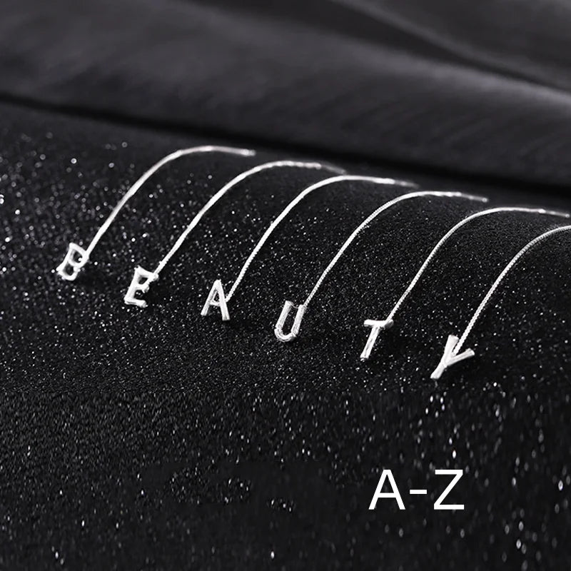 Letters Piercing Earrings Line