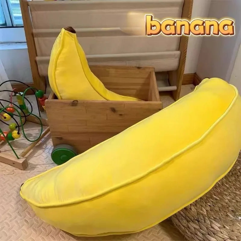 Banana pillow creative comfortable bedside cushion sleeping long birthday gift plush toy