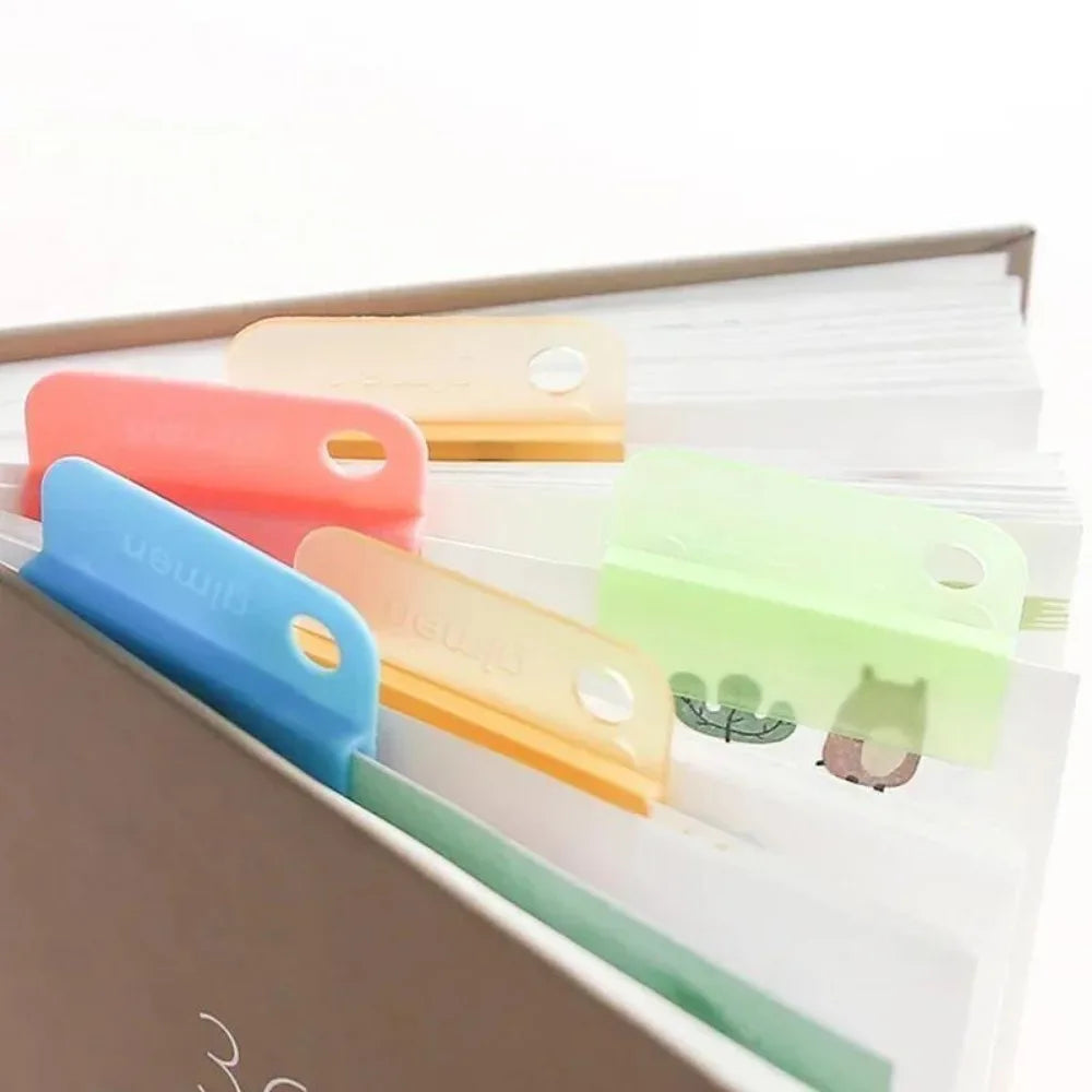 10pcs Color Notebook Label Folder