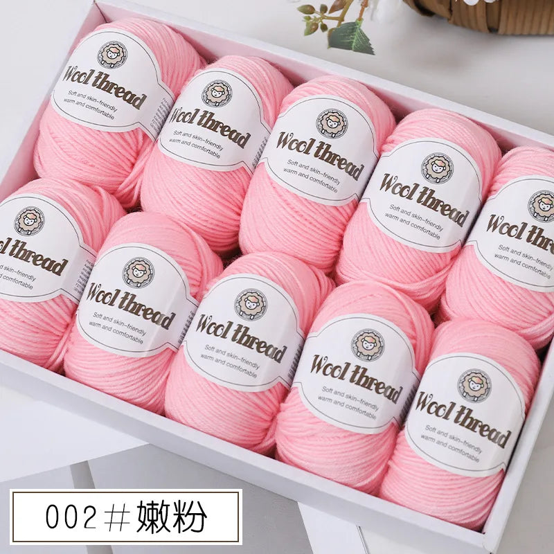 1pc Warm 70% merino wool blend thread handmade DIY sweater scarf anti-pilling wool ball