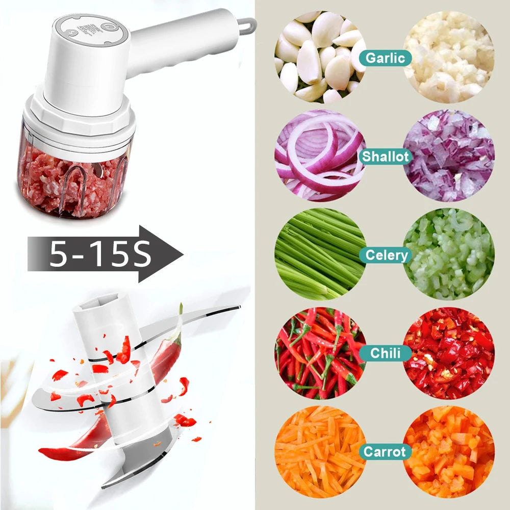 Wireless Electric Food Mixer Portable 3 Speeds Egg Beater Baking Dough Cake Cream Milk Frothers Kitchen Tools
