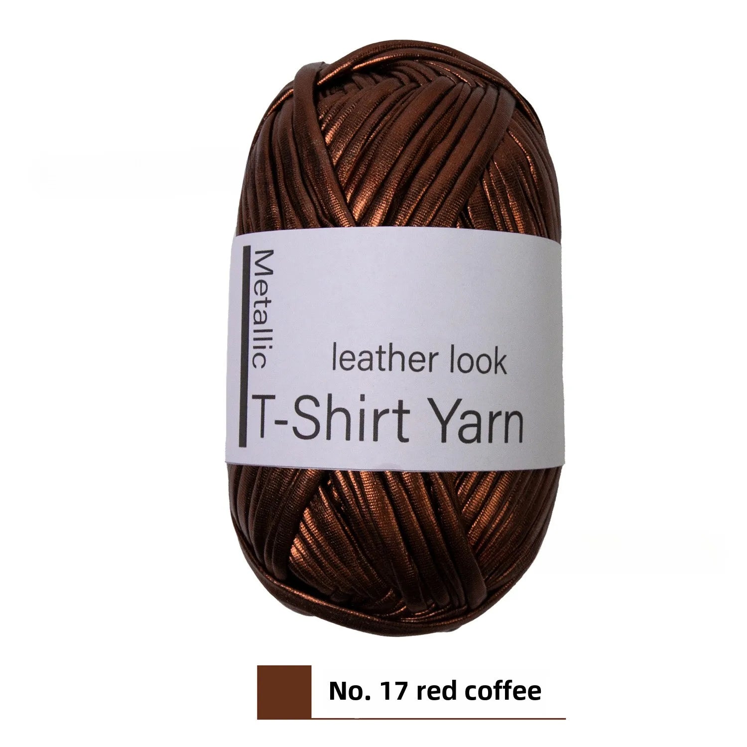 Metallic T-shirt yarn Metallic gloss cloth line DIY hand-woven wool ball