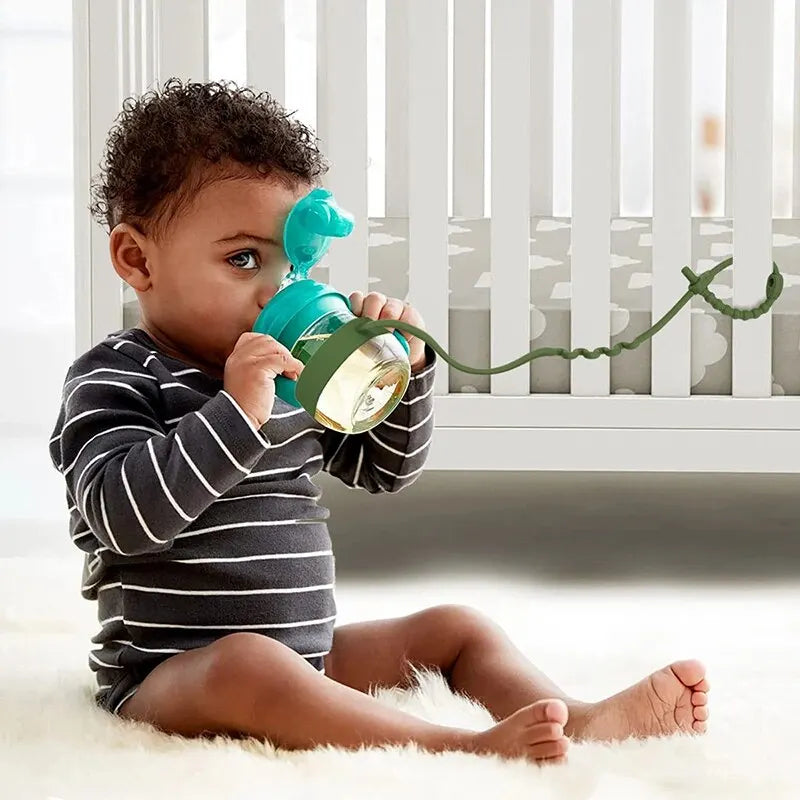 1PC Silicone Toy String Baby Teethers, Rubber Baby Bottle Nipples, Chain For Baby Bottle, Baby Car Seat, Milk Bottle String