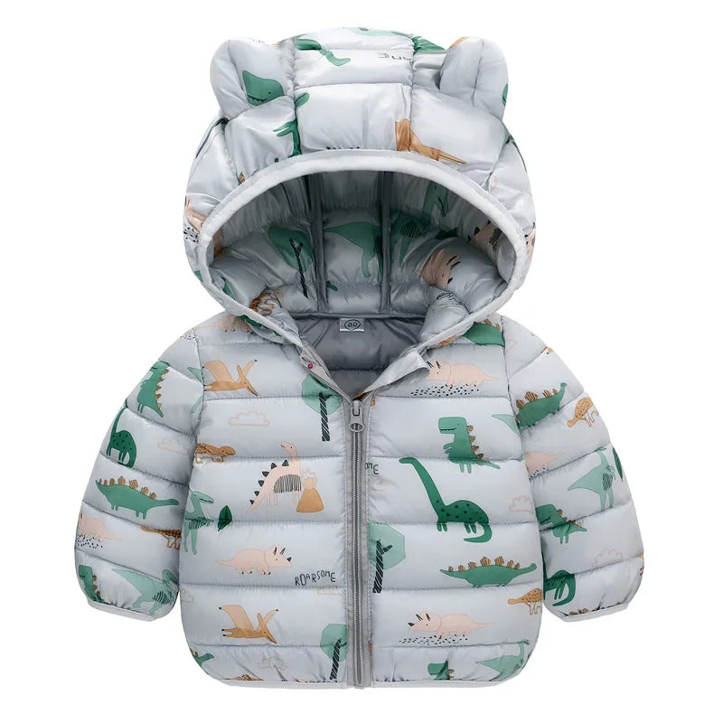 2025 Baby Girls Jacket  Spring Autumn Winter Jacket For Girls Coat Kids Warm Hooded Outerwear Children Clothes Infant Girls Coat