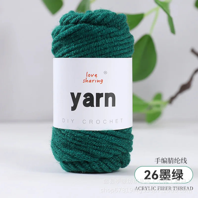 10G 5-strand acrylic thread milk cotton baby thread set handmade DIY wool wholesale wool ball crochet material pack