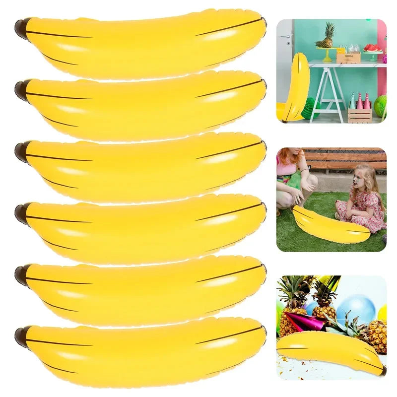180cm Giant Inflatable Toy Banana Balloon Festival Party Inflatable Decoration Atmosphere Photo Prop Garden DIY Inflatable Model