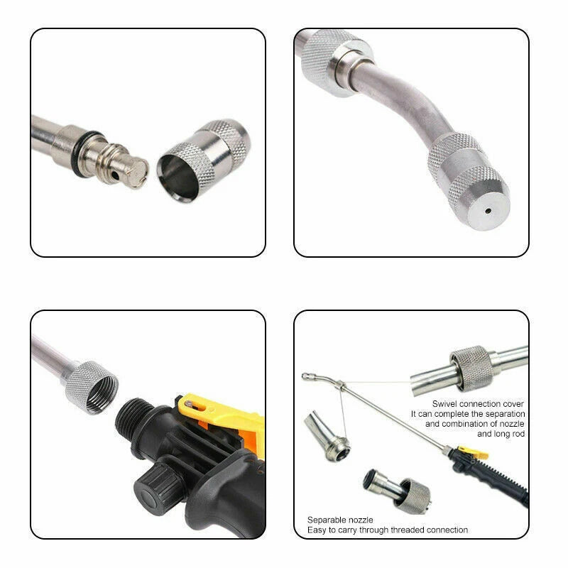1PC Adjustable Atomization Seedling Cultivation, Flower Watering, Watering For Plants, Car Water Gun, High Pressure