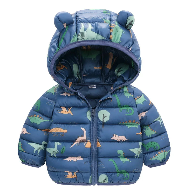 2025 Baby Girls Jacket  Spring Autumn Winter Jacket For Girls Coat Kids Warm Hooded Outerwear Children Clothes Infant Girls Coat