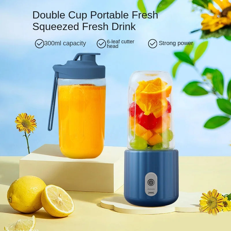 Double Cup Multifunction Usb Fruit Mixers