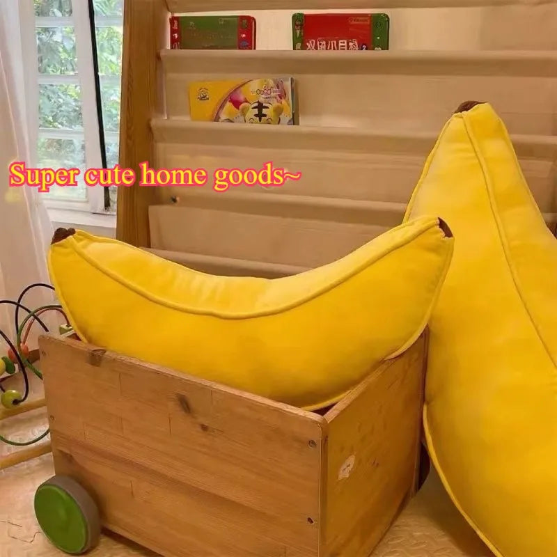 Banana pillow creative comfortable bedside cushion sleeping long birthday gift plush toy