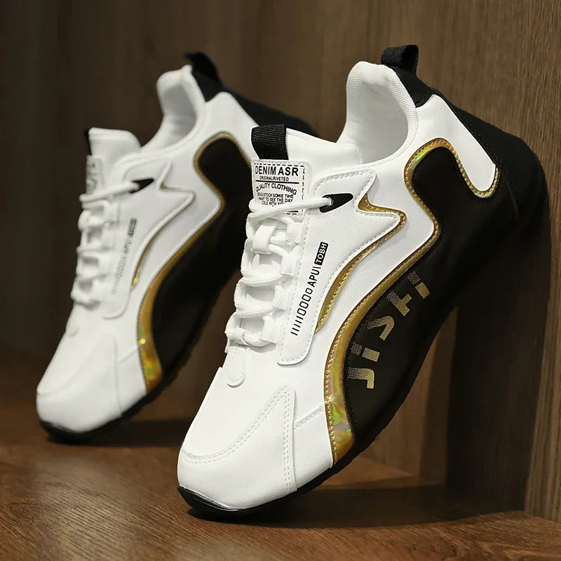 Men's PU Leather Waterproof Sneakers