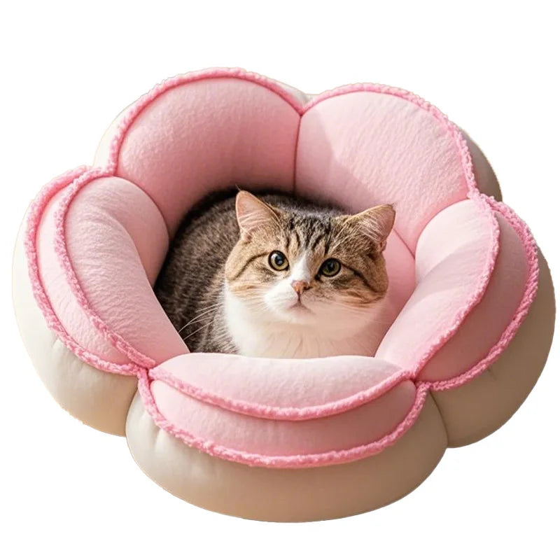 Cherry Blossom Cat Nest Removable Additional Purchase Pet Nest Small Dog Nest Pet Bed Warm Closed Cat Nest Wholesale