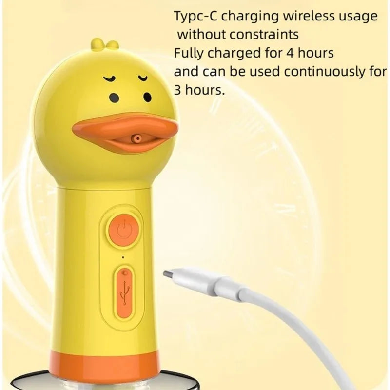 Yellow Duck Pet Cleaning Bath Electric Foam Machine Usb Charging Automatic Soap Loudspeaker Foam Machine Pet Accessories