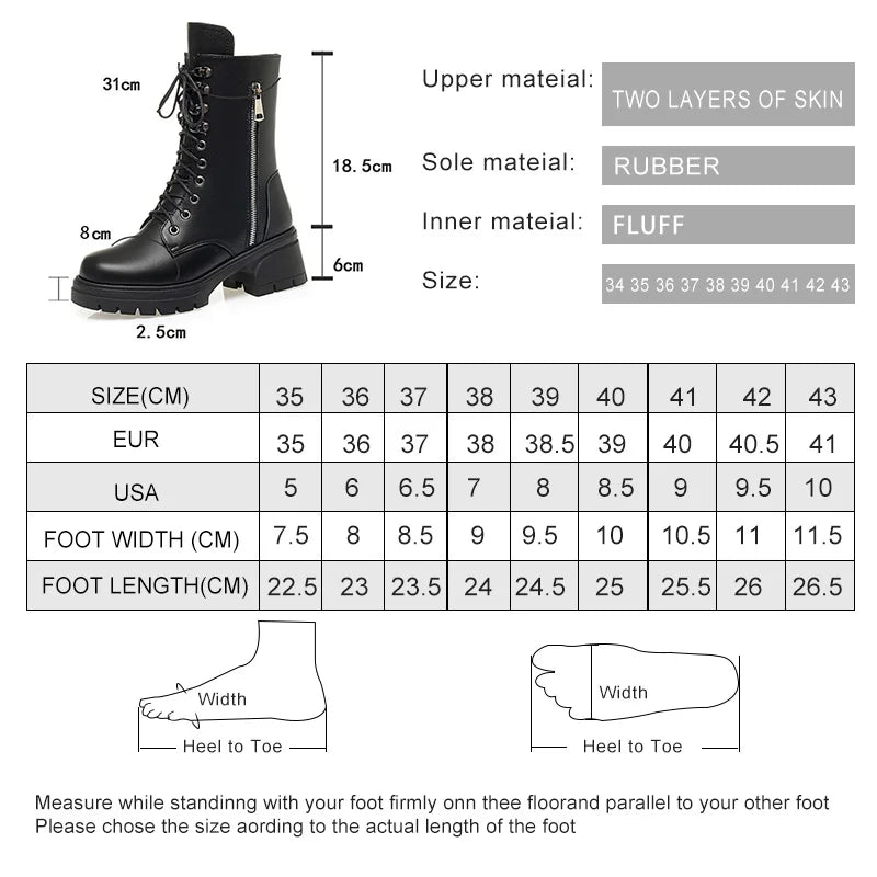 AIYUQI Women Ankle Boots Genuine Leather