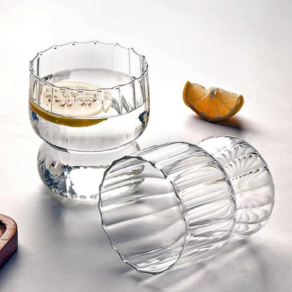 250ML Glass Milk Coffee Mug Cup Glass Drinking Glasses Heat Resistant Glass Water Cup Coffee Mugs Tea Cup Mugs Coffe
