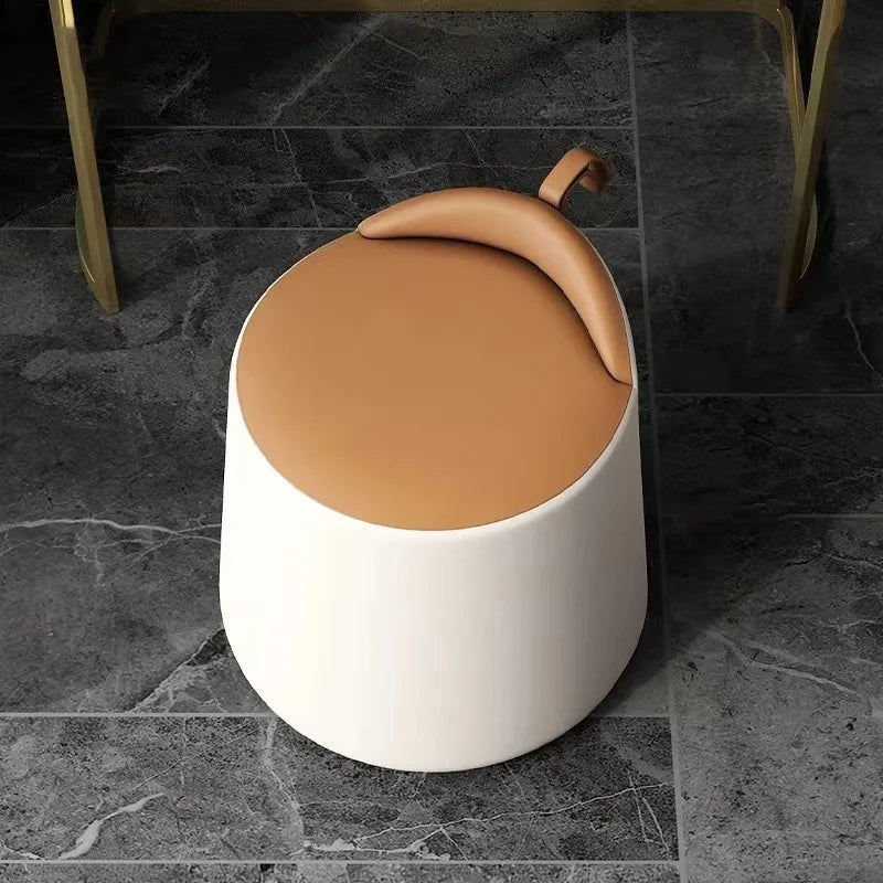 Modern light luxury home bedroom rotating makeup stool girls dressing stool simple dresser stool computer chair round