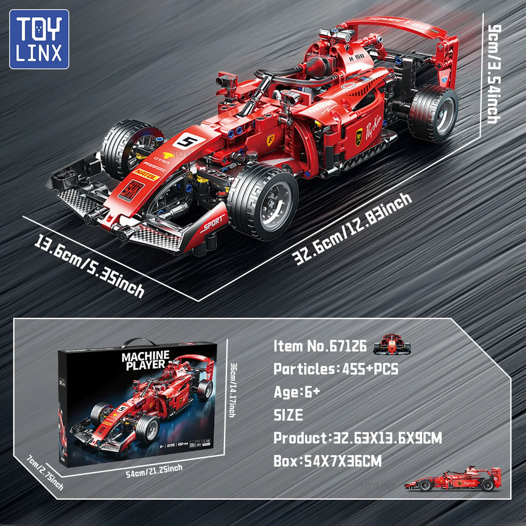 ToylinX  Cars Building Sets MOC Remote Control Car Building Blocks Car Cool Collectible Model Car Kits Building Toys