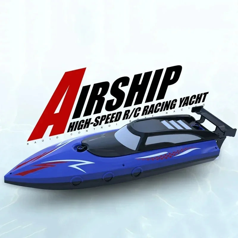 2.4GHz Toy Remote Boat Airship High Speed Boat Kids Water Toys Outdoor Toys Summer Gifts for Kids Waterproof Electric Toy Boat