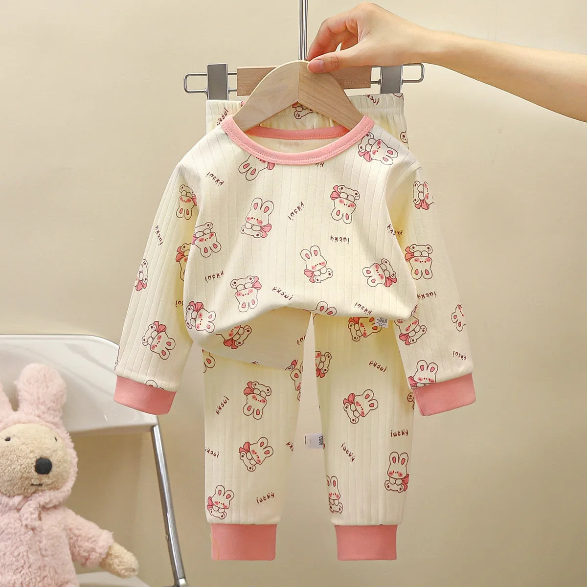 Children Kids Clothes Sets Boys Girls Suit Pajamas Clothinng Pants Cartoon Autumn Winter Sleepwear Outfits