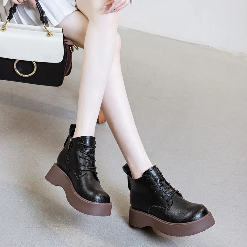 Bootie Women Shoes Retro