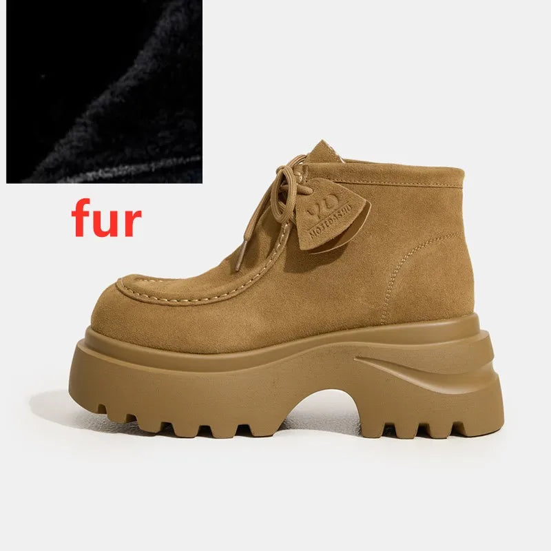 AIYUQI Women Casual Shoes Genuine Leather