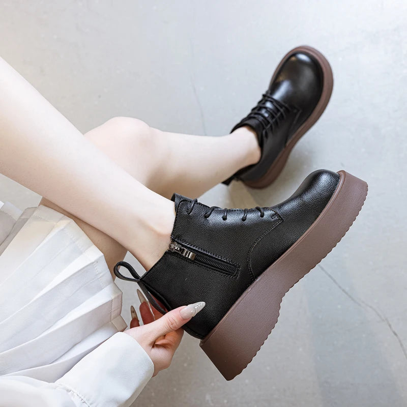 Bootie Women Shoes Retro