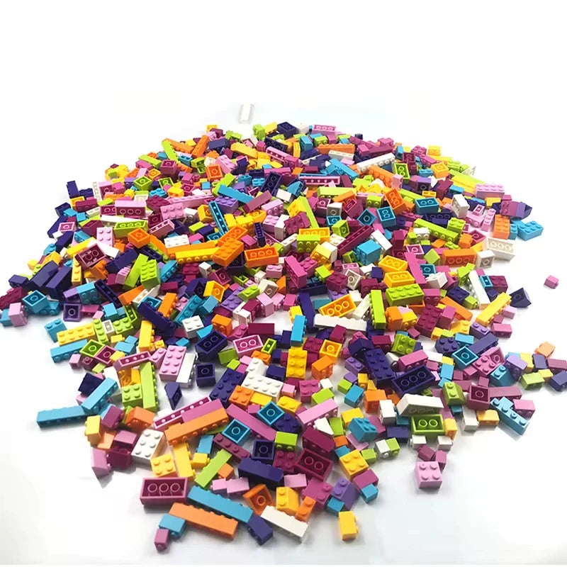 1000PCS DIY building blocks bulk set Urban creative Classic building blocks Assembled birthday gift children's educational toys