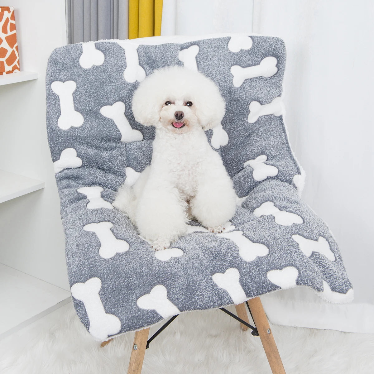 1PC Pet Mat Thickened Plush Kennel Large Dog Small And Medium Dog Pet Cushion Spring And Summer Cat Litter Pet Mattress
