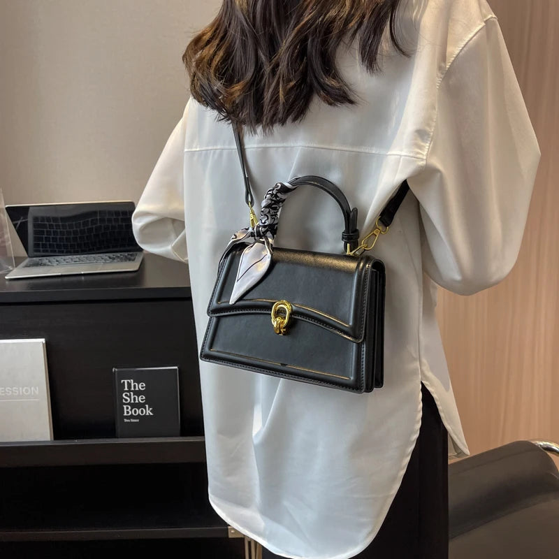 1 Piece of Pure Color Handheld Small Square Bag, Versatile One-Shoulder Cross-Body Bag for Women That Can Hold Mobile Phones