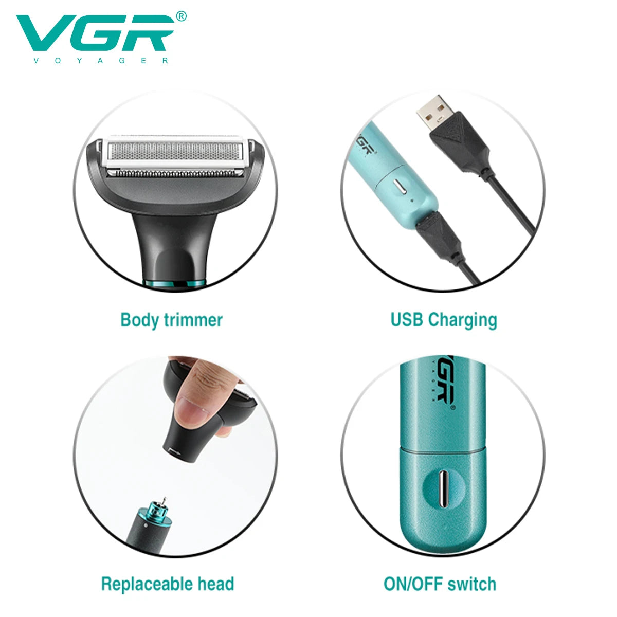 VGR MultiGroom 3-in-1