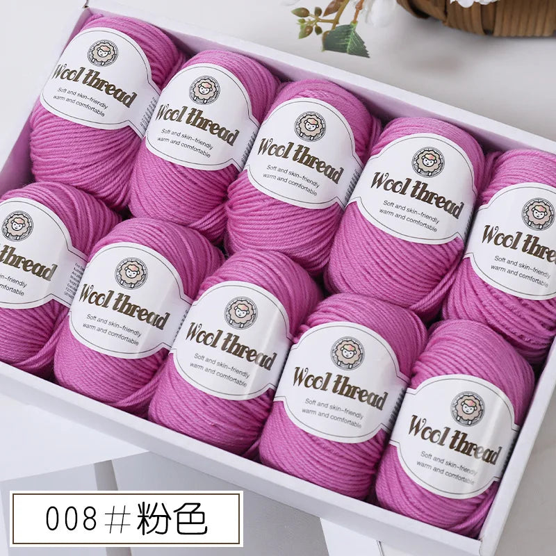 1pc Warm 70% merino wool blend thread handmade DIY sweater scarf anti-pilling wool ball