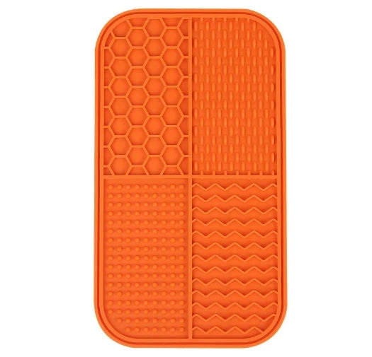 1PC Silicone Pet Licking Pad Dog Licking Pad Pet Suction Pad Anti-Choking Slow Food Bowl