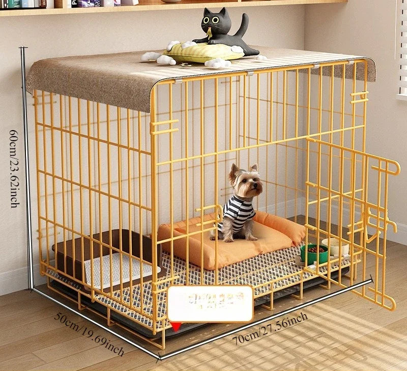 Labrador Cage Medium Golden Retriever Cage with Large Dog Dog Toilet Pet Cage Dog Border Grazing Small Indoor