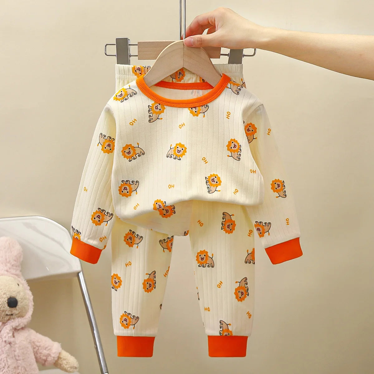 Children Kids Clothes Sets Boys Girls Suit Pajamas Clothinng Pants Cartoon Autumn Winter Sleepwear Outfits