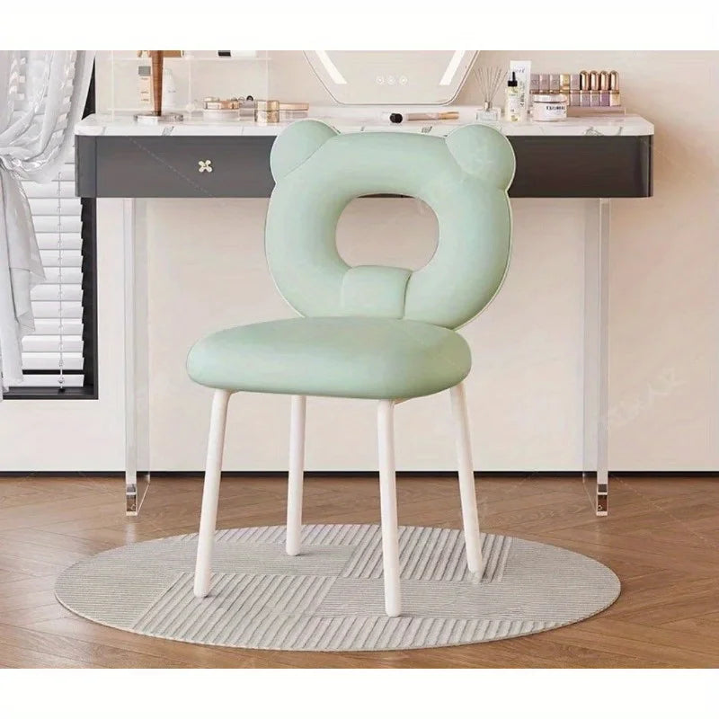 Superior dressing stool wind bedroom makeup stool makeup manicure chair simple Internet celebrity cream rotatable girls home