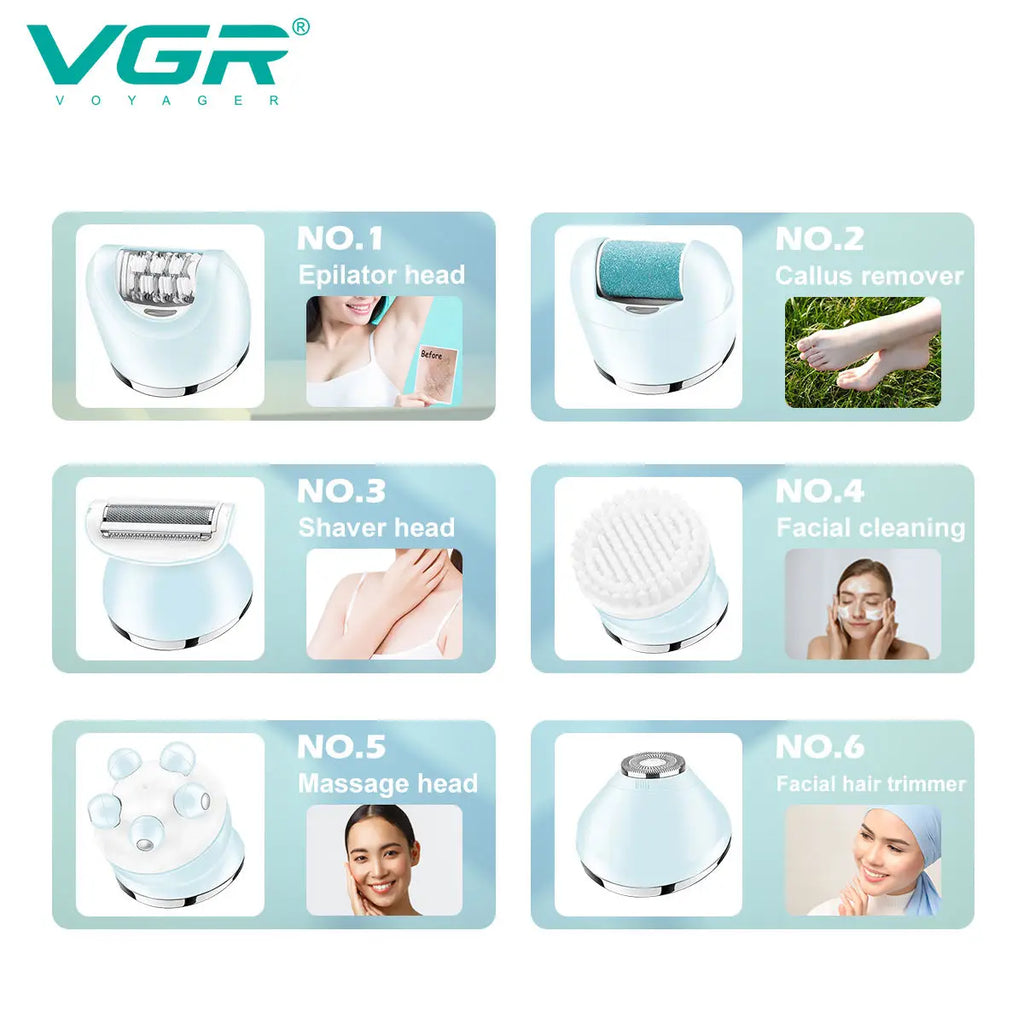 VGR 733 Epilator for Women