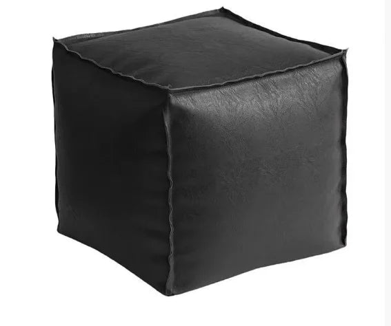 Light luxury leather pier tatami floor storage seat cushion living room household pier pu leather futon seat cushion