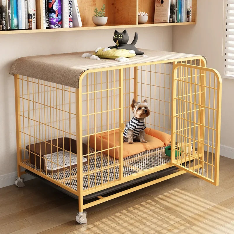 Labrador Cage Medium Golden Retriever Cage with Large Dog Dog Toilet Pet Cage Dog Border Grazing Small Indoor