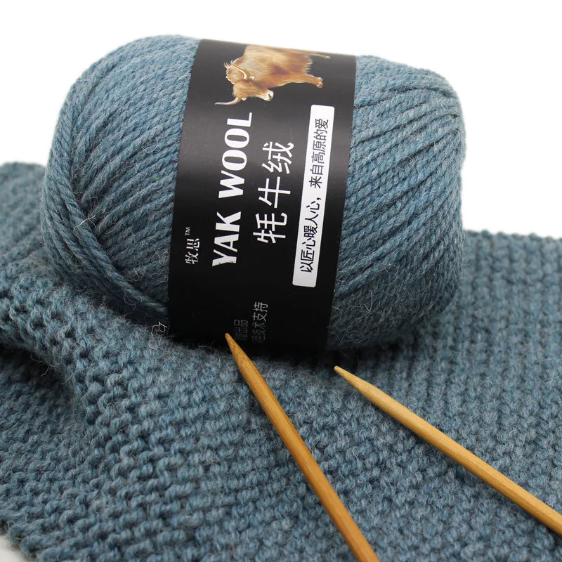 100g Yak wool 3-strand wool thread hand-woven medium and thick sweater jacket crocheted scarf wool