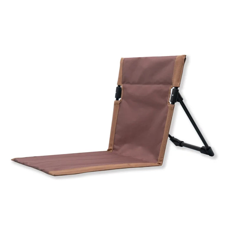Foldable Camping Chair Outdoor Garden Park Single Lazy Chair Backrest Cushion Picnic Camping Folding Back Chair Beach Chairs