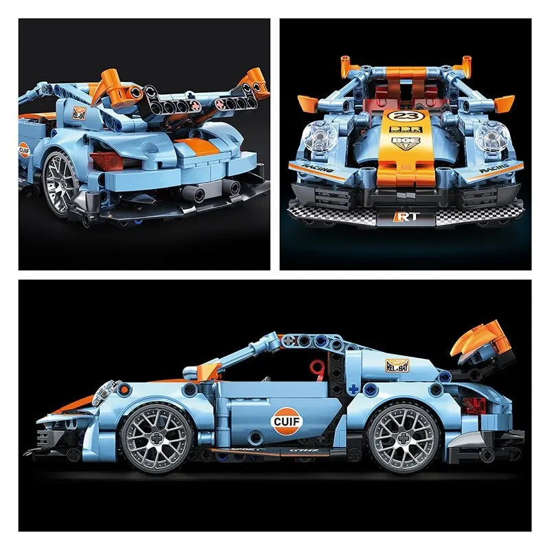 523pcs Building Blocks City Speed Car Festive Gift Giving Racing Vehicle with Super Racers Bricks Toys for Children Boy Gift